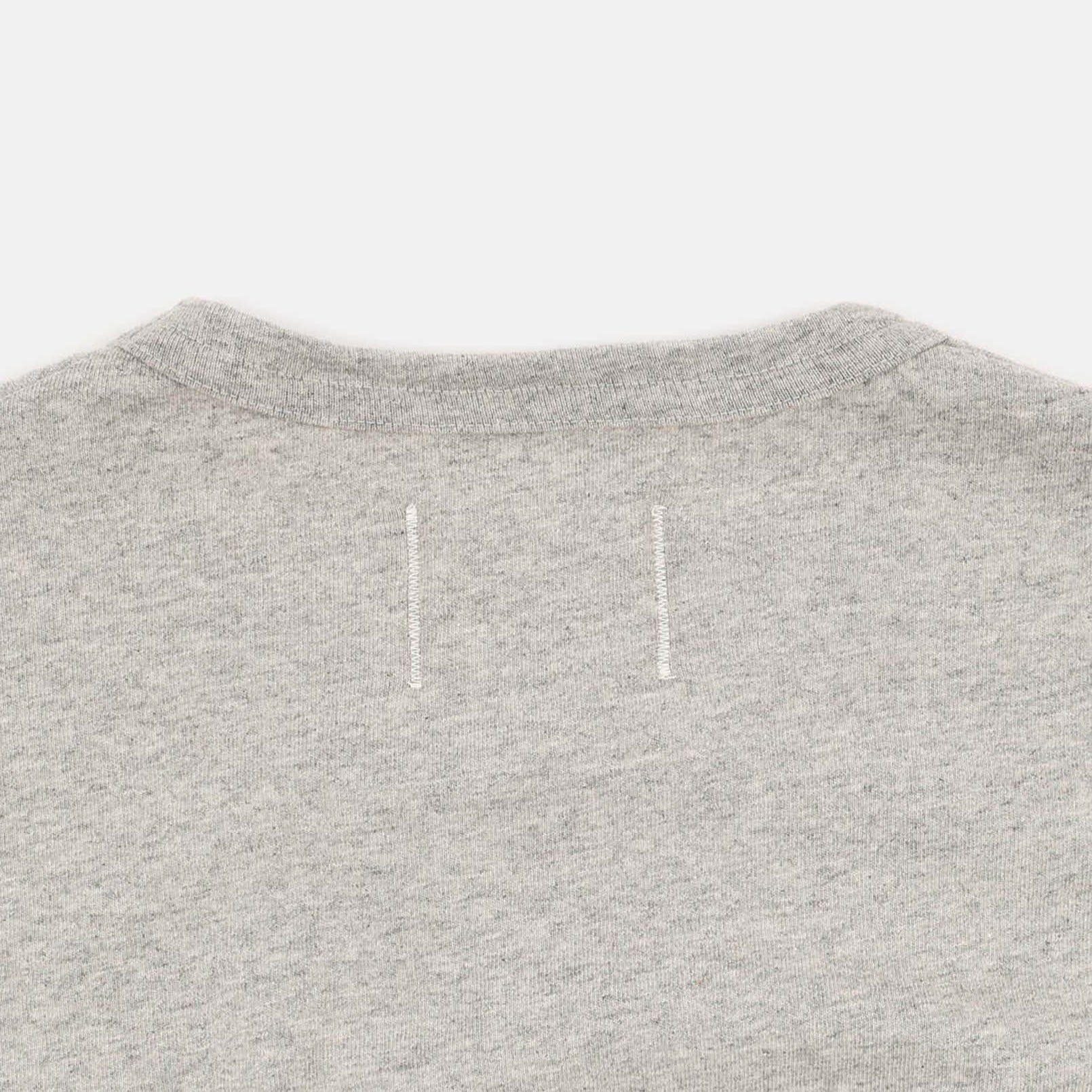 DE-TS01P-HEA - Dehen 1920 Heavy Duty Pocket T-Shirt - Heather Grey