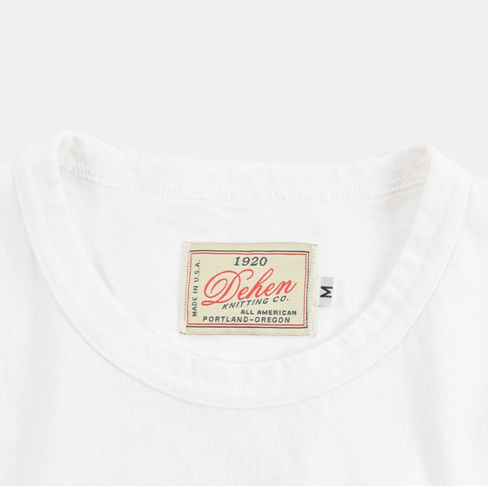 DE-TS01-WHT - Dehen 1920 Heavy Duty T-Shirt - White