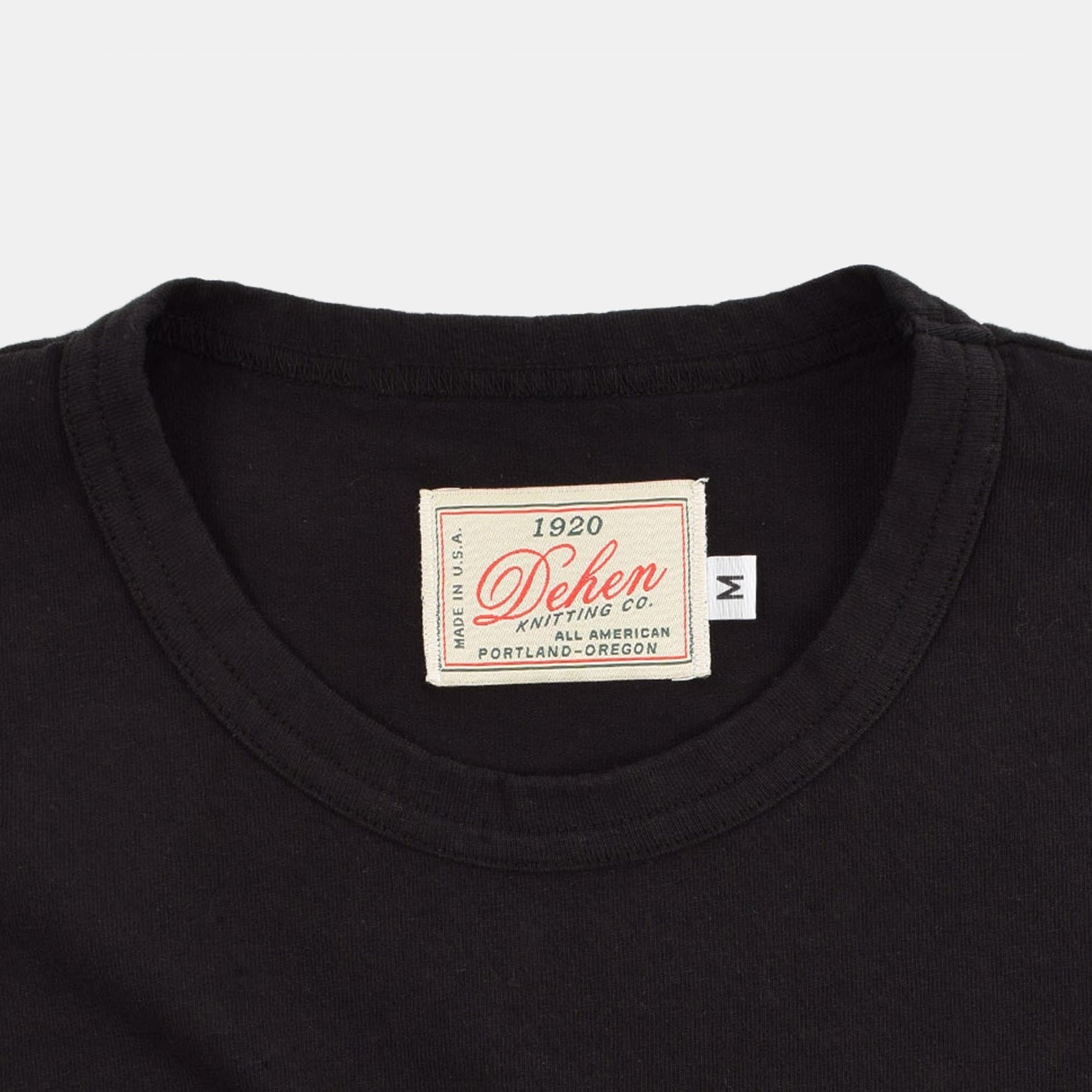 DE-TS01-BLK - Dehen 1920 Heavy Duty T-Shirt - Black