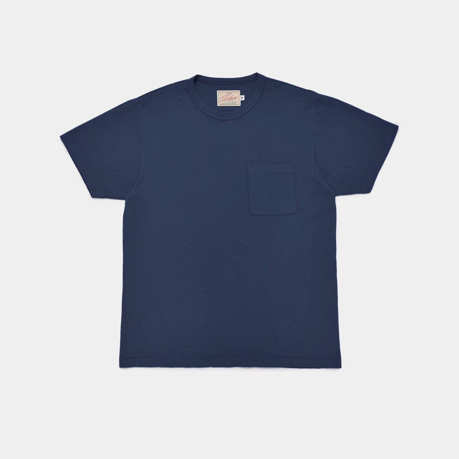 DE-TS01P-NAV - Dehen 1920 Heavy Duty Pocket T-Shirt - Navy