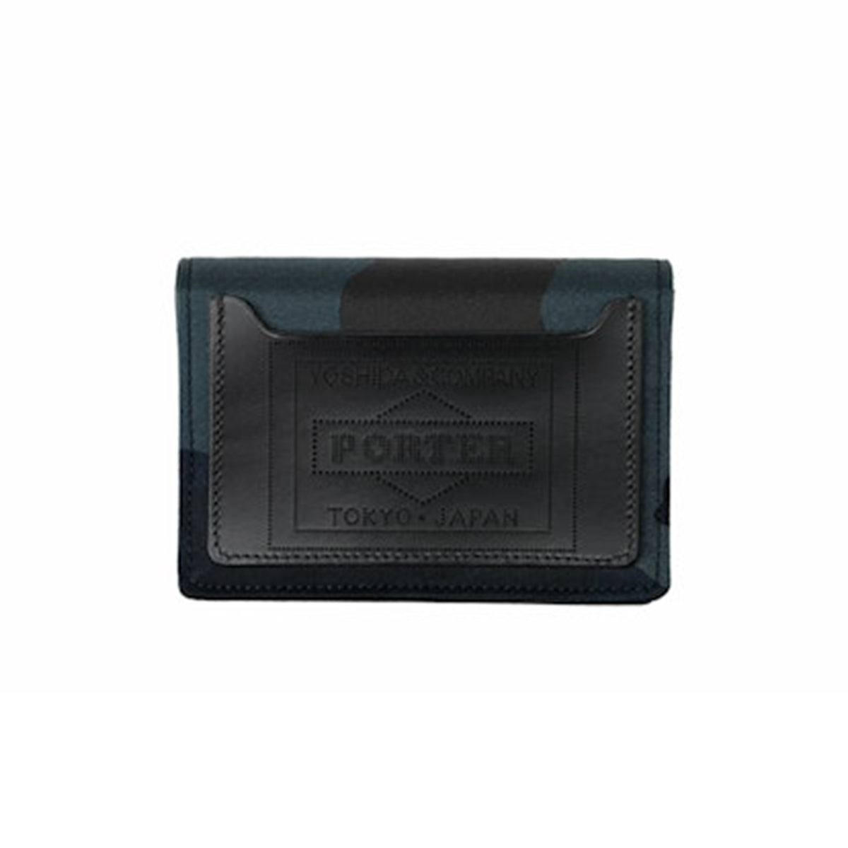 PO-CAMO-CARD-CASE-NAV - Porter-Yoshida & Co. - CAMOUFLAGE WALLET