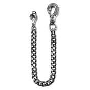 PE-HORSE-WALLET-CHAIN-HORSE-X-HORSE-SILVER - Peanuts & Co Horse Wallet Chain (horse×horse) - Silver