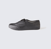 PE-P-DECK-SHOES-BLK - Peanuts & Co x ACVM WAXED COTTON P-DECK SHOES - Black