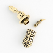 PE-X-LARGE-PEANUTS-BR - Peanuts & Co X-LARGE PEANUTS PENDANT - Brass