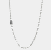 GA-POPLOCK-NECKLACE-24-GB - GOOD ART HLYWD Poplock Necklace Goosebumps/ 24' - Sterling Silver