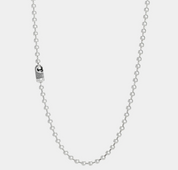 GA-POPLOCK-NECKLACE-24-GB - GOOD ART HLYWD Poplock Necklace Goosebumps/ 24' - Sterling Silver