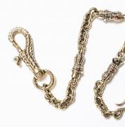 PE-3PEANUTS-WALLET-CHAIN-BR - Peanuts & Co 3 PEANUTS WALLET CHAIN - Brass