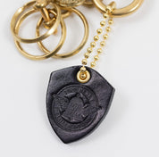 BRASS-W8 - Large Clip With Swivel And Rings - Brass