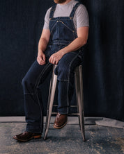 IH-819-IND - 12oz Wabash Double Knee Overalls - Indigo