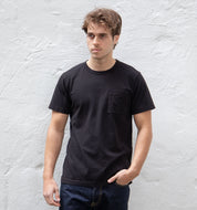 DE-TS01P-BLK - Dehen 1920 Heavy Duty Pocket T-Shirt - Black