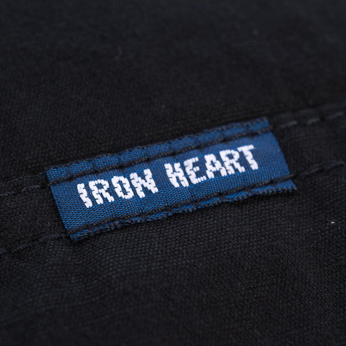IHSH-394-BLK - 7oz Fatigue Cloth Western Shirt - Black