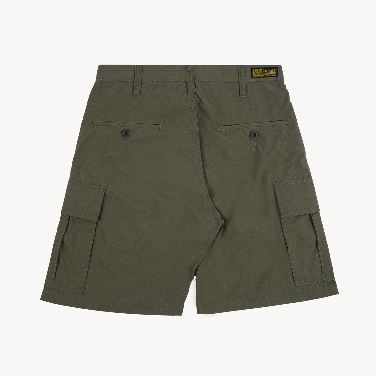 IH-736-ODG - Ripstop Cargo Shorts - Olive Drab Green