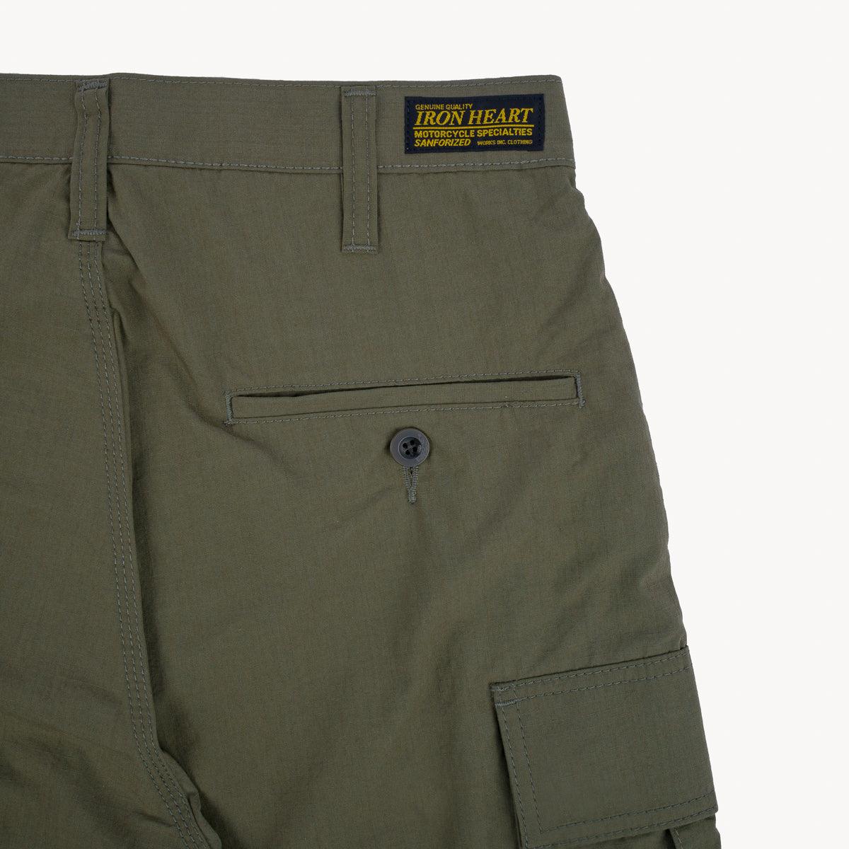 IH-736-ODG - Ripstop Cargo Shorts - Olive Drab Green