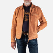IHSB-BB-NAT - Natural Horsehide Jacket - The Bareback