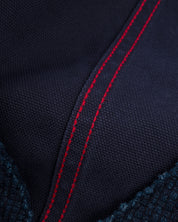IHV-50-IND - 14oz Sashiko Dobby Cloth / Duck Work Vest - Indigo