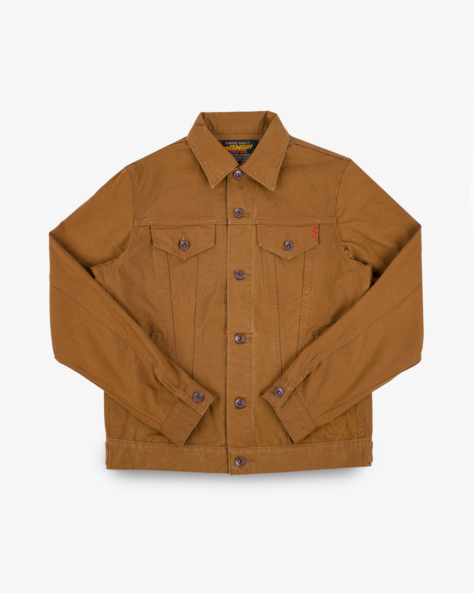 IHJ-147-BRN - 9oz Canvas Type III Jacket - Brown – IRON HEART GERMANY