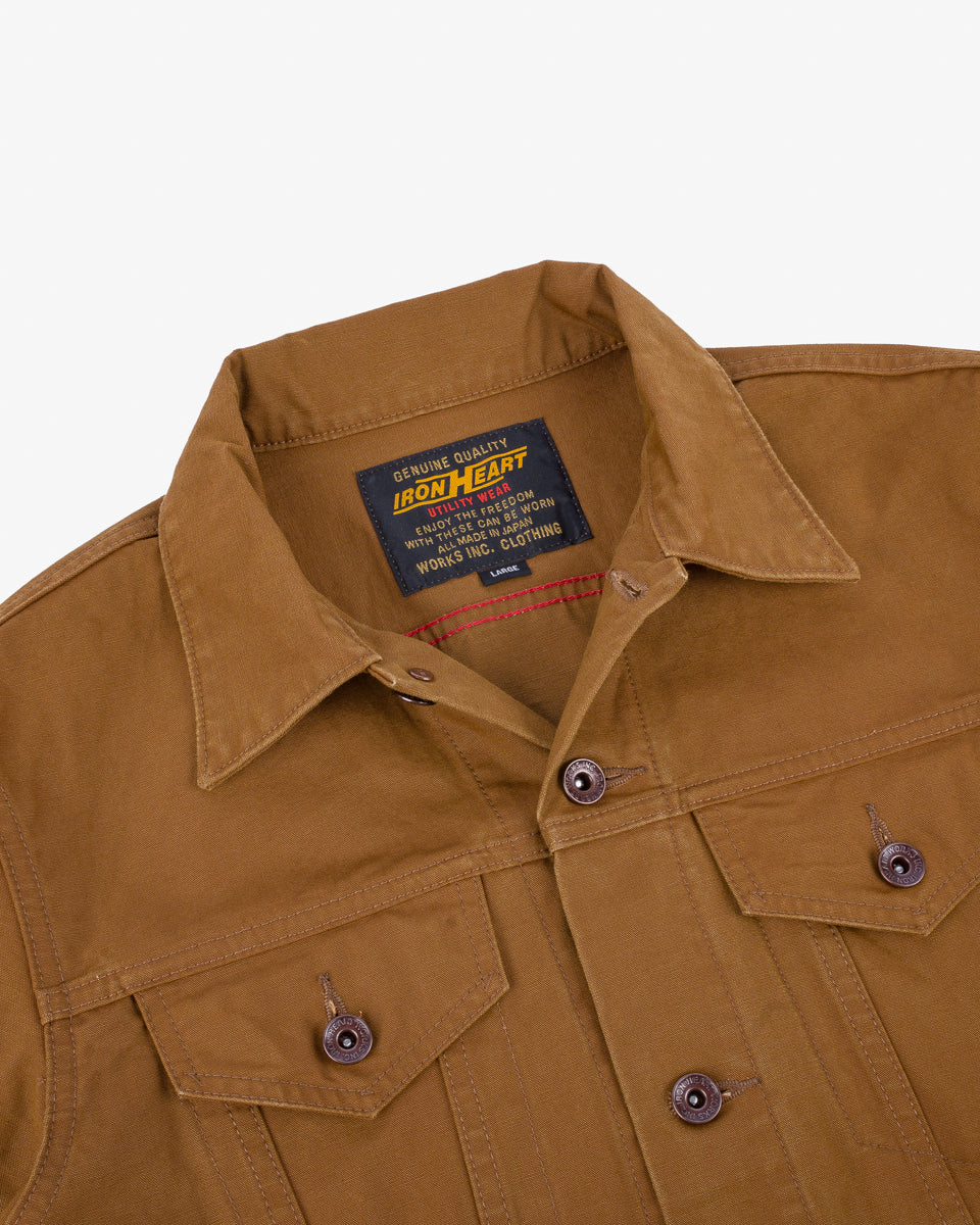 IHJ-147-BRN - 9oz Canvas Type III Jacket - Brown