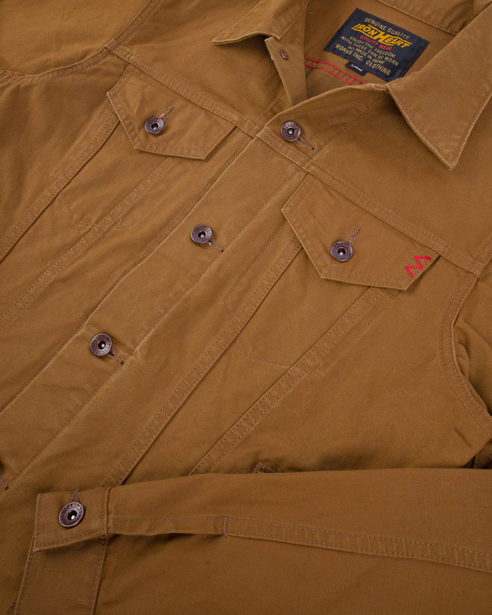 IHJ-147-BRN - 9oz Canvas Type III Jacket - Brown