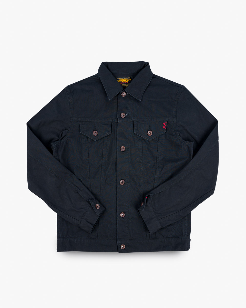 IHJ-147-BLK - 9oz Canvas Type III Jacket - Black