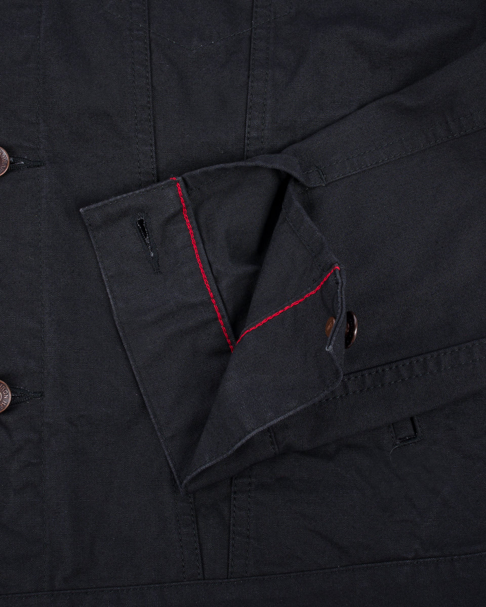 IHJ-147-BLK - 9oz Canvas Type III Jacket - Black