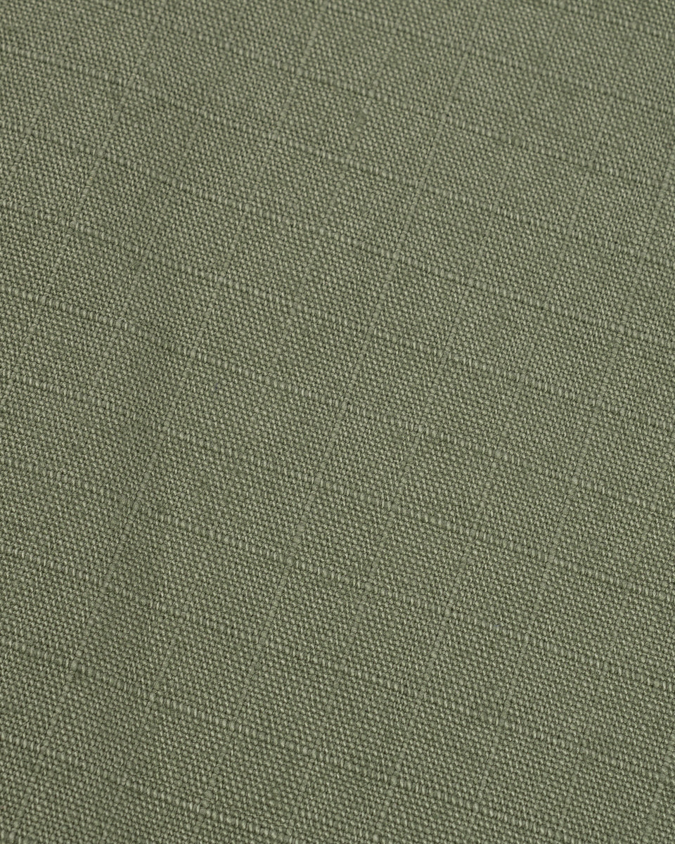 IHSH-415-GRN - 8oz Ripstop Short Sleeved Mechanic Shirt - Military Green