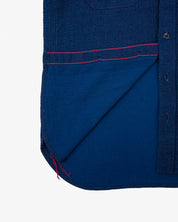 IHSH-417-IND - 5oz Double Gauze Short Sleeved Work Shirt - Indigo