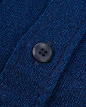 IHSH-417-IND - 5oz Double Gauze Short Sleeved Work Shirt - Indigo