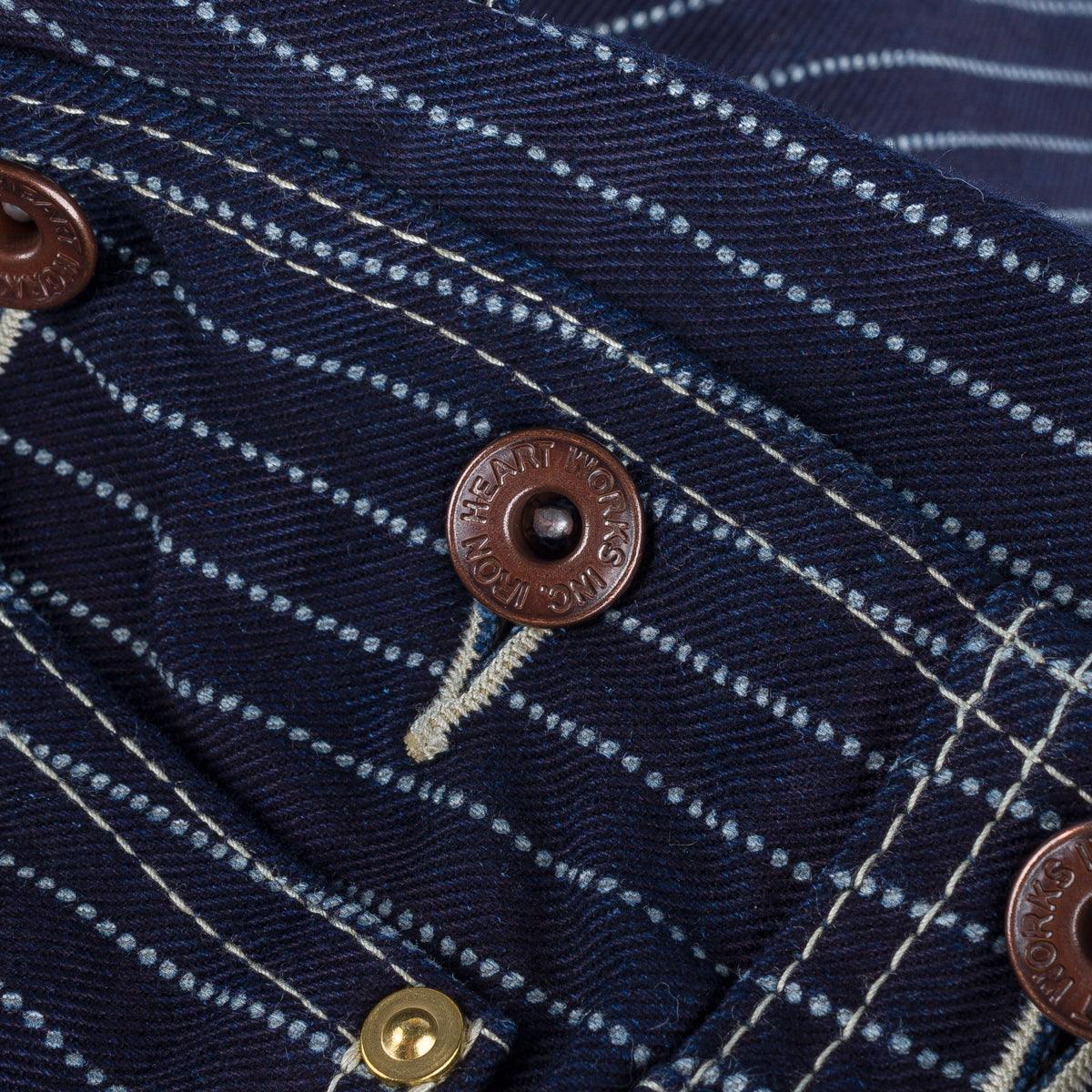 IH-819-IND - 12oz Wabash Double Knee Overalls - Indigo