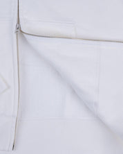 IHSW-76L-WHT - 14oz Ultra Heavyweight Loopwheel Cotton Zippered Hoodie - White