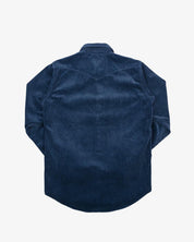 IHSH-398-NAV - 11oz Corduroy Western Shirt - Navy