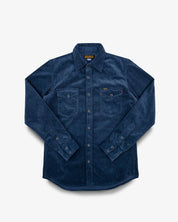 IHSH-398-NAV - 11oz Corduroy Western Shirt - Navy
