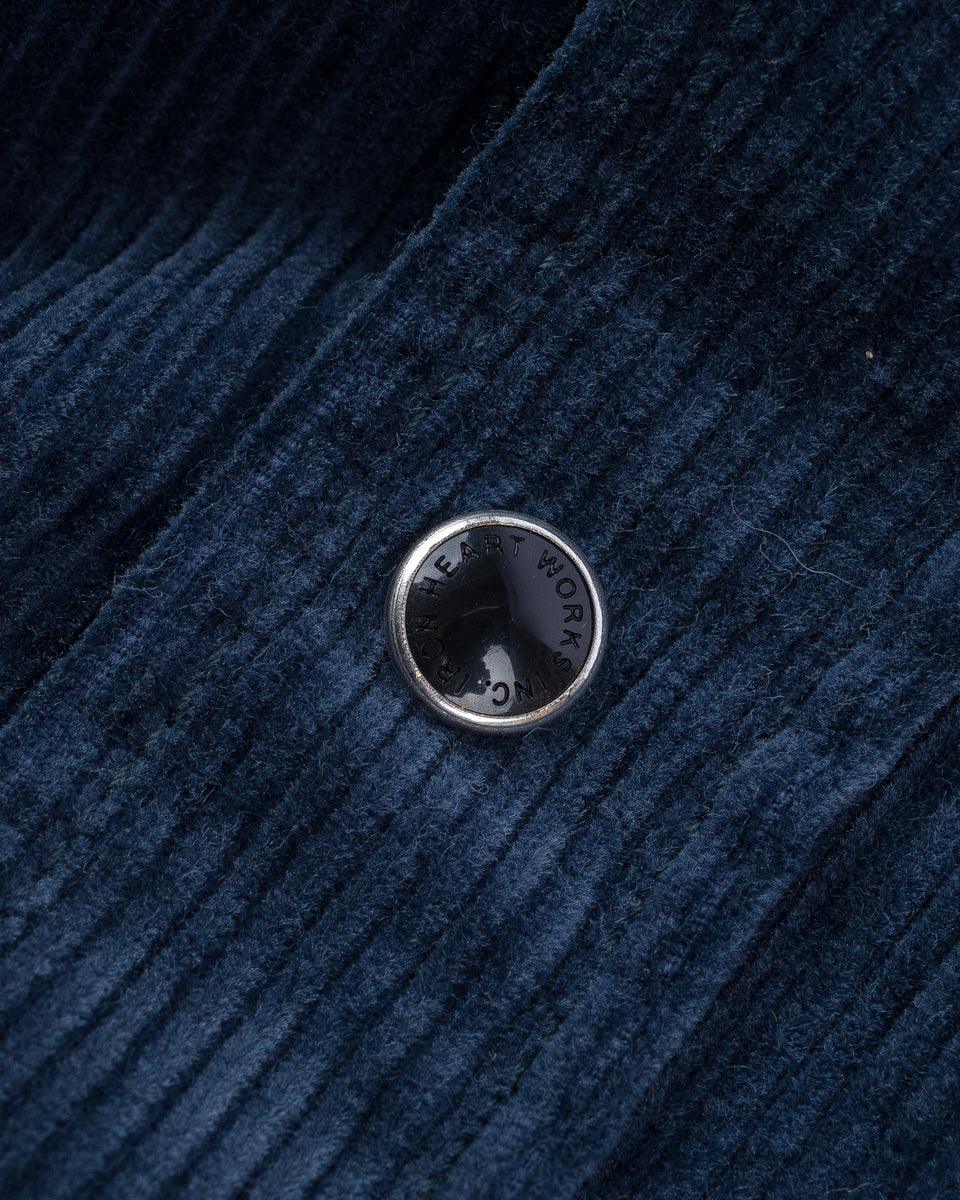 IHSH-398-NAV - 11oz Corduroy Western Shirt - Navy