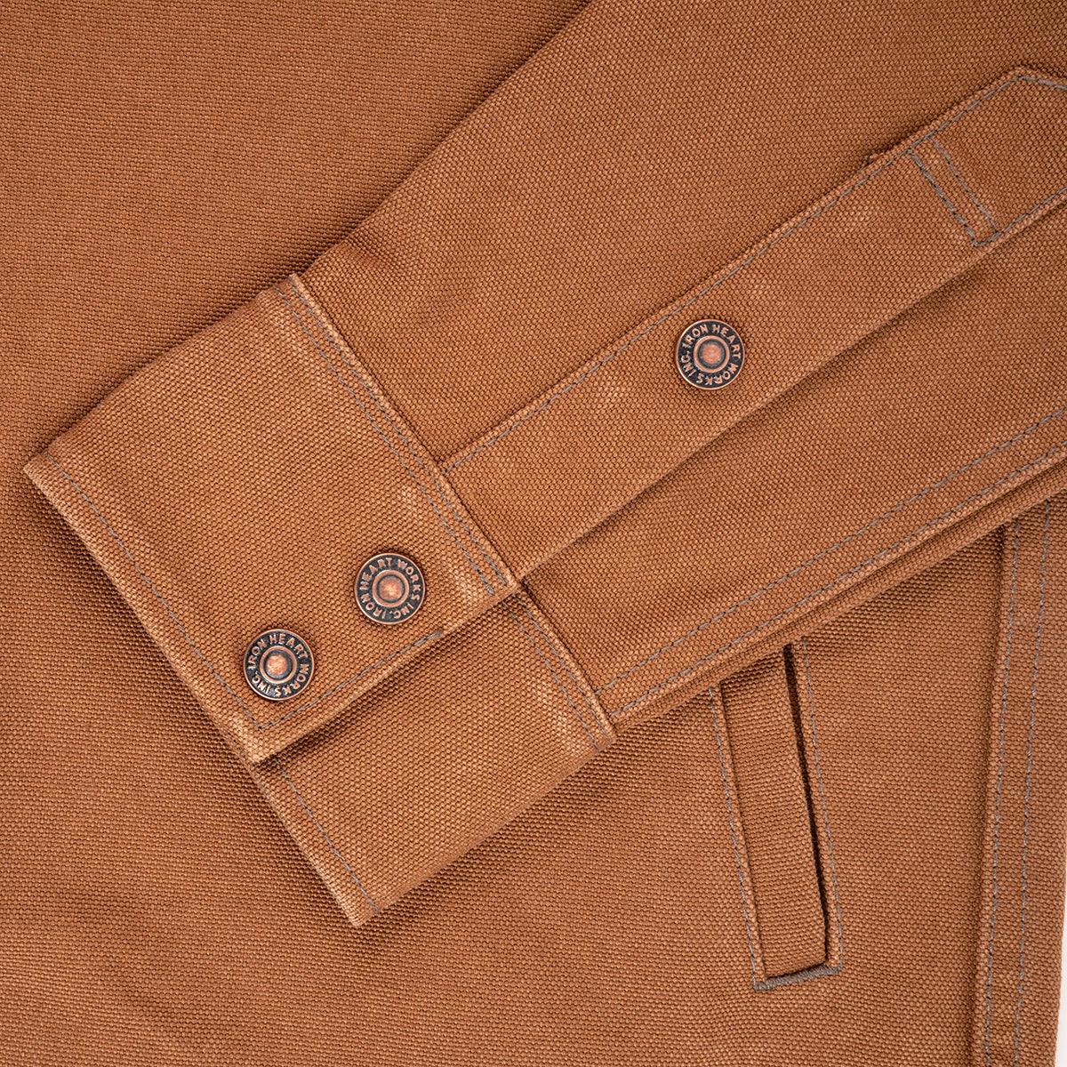 IHSH-422-BRN - 17oz Cotton Duck CPO Shirt - Brown