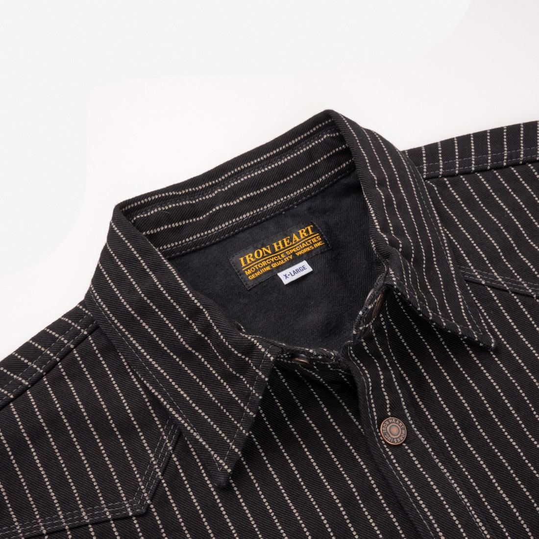 IHSH-227-BLK - 12oz Wabash CPO Shirt - Black