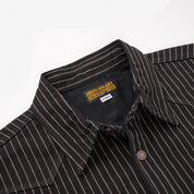 IHSH-227-BLK - 12oz Wabash CPO Shirt - Black
