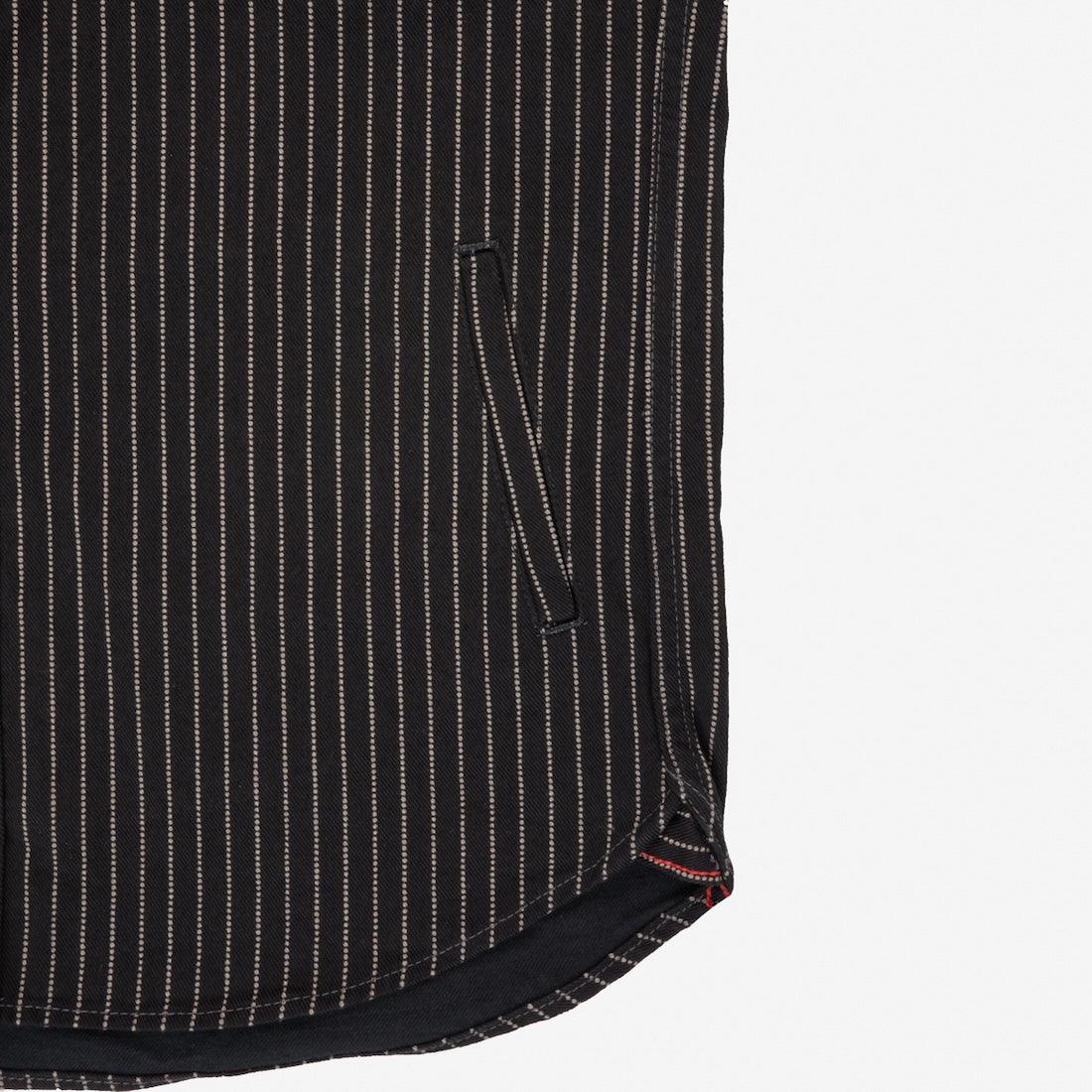 IHSH-227-BLK - 12oz Wabash CPO Shirt - Black