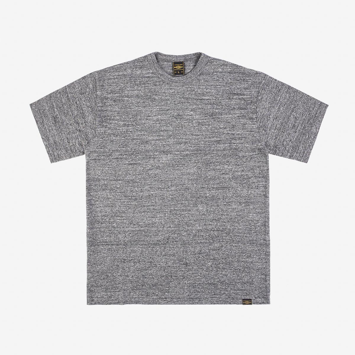 IHT-1610L-GRY - 6.5oz Loopwheel Crew Neck T-Shirt (Long) - Grey