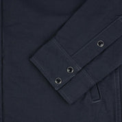 Image showing the IHSH-381-BLK - 9oz Military Serge CPO Shirt - Black which is a Shirts described by the following info SS24 and sold on the IRON HEART GERMANY online store