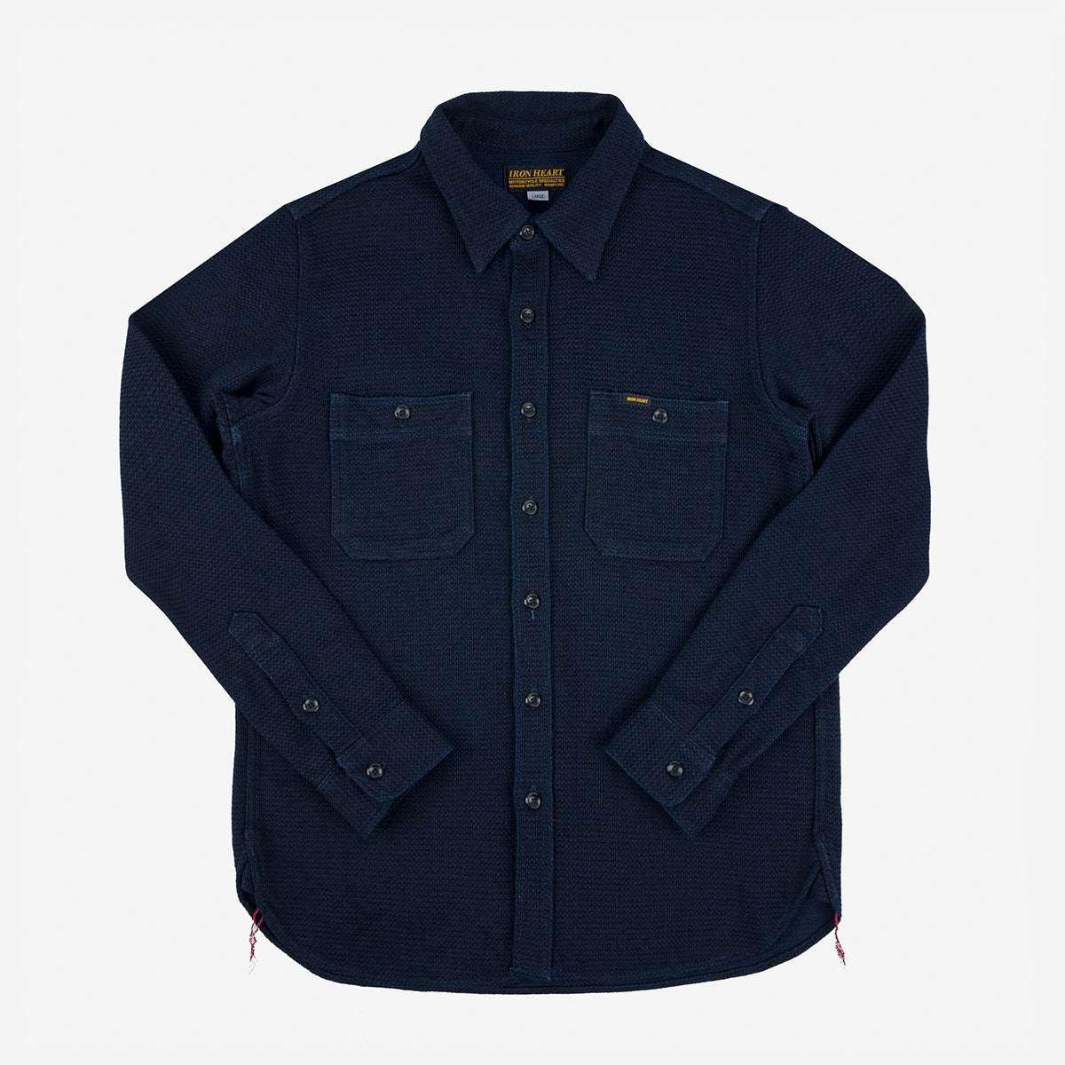 IHSH-380-IND - 12oz Dobby Cloth Work Shirt - Indigo