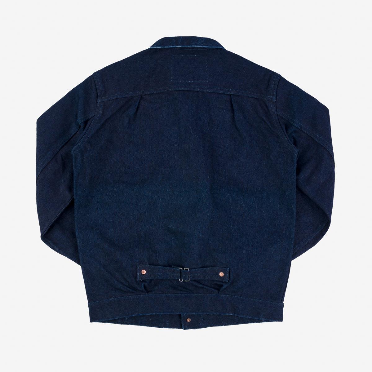 IHJ-140-IG - 19oz Selvedge Denim Type I Jacket - Indigo/Grey