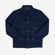 IHJ-140-IG - 19oz Selvedge Denim Type I Jacket - Indigo/Grey