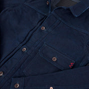 IHJ-140-IG - 19oz Selvedge Denim Type I Jacket - Indigo/Grey