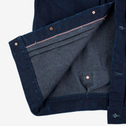 IHJ-140-IG - 19oz Selvedge Denim Type I Jacket - Indigo/Grey