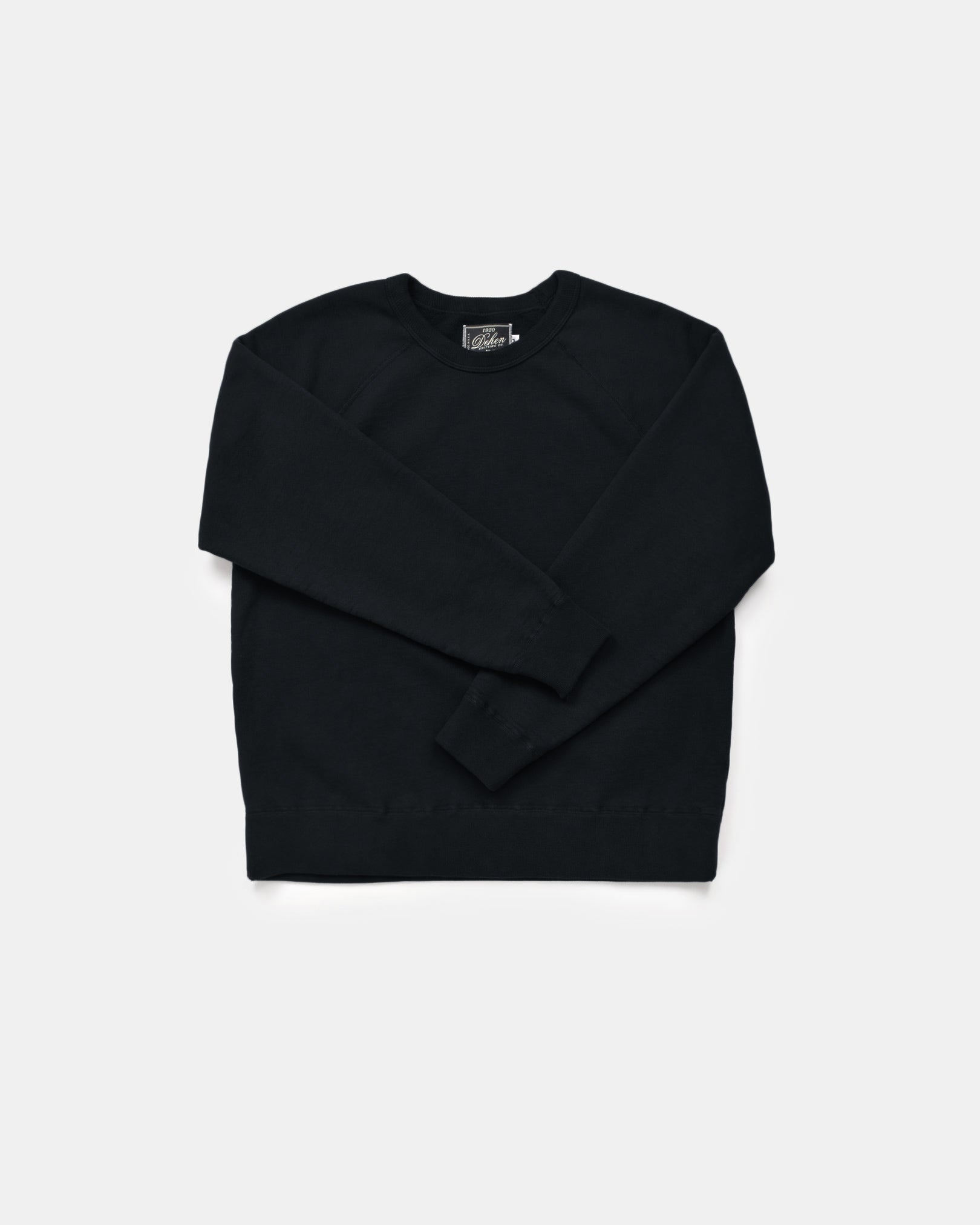 DE-HDC01-BLK - Dehen 1920 Heavy Duty Crew Sweatshirt - Black