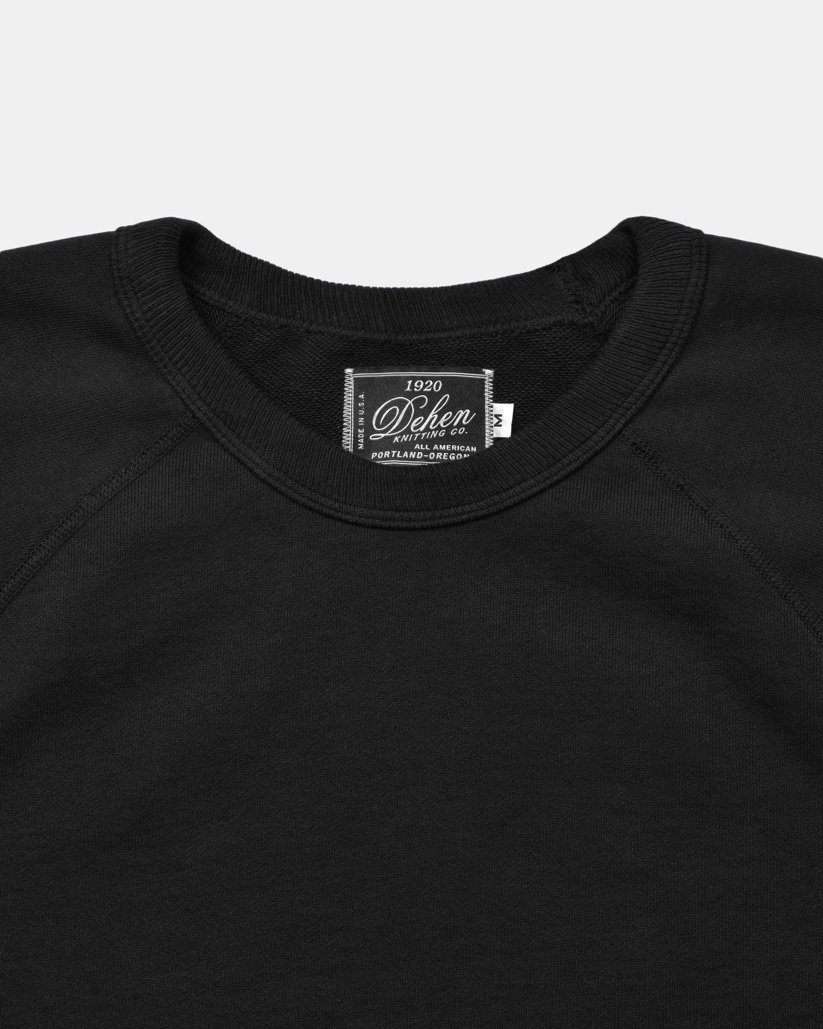 DE-HDC01-BLK - Dehen 1920 Heavy Duty Crew Sweatshirt - Black