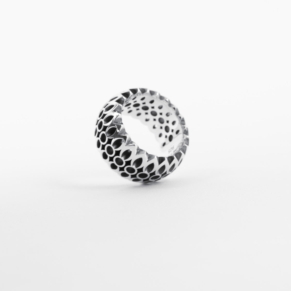 GA-M25-RING-SI - GOOD ART HLYWD Model 25 Ring - Sterling Silver 