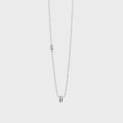 GA-BALL-CHAIN-NECKLACE-AA-21 - GOOD ART HLYWD Ball Chain Necklace Logo - AA/21' - Sterling Silver