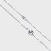 GA-BALL-CHAIN-NECKLACE-AA-21 - GOOD ART HLYWD Ball Chain Necklace Logo - AA/21' - Sterling Silver