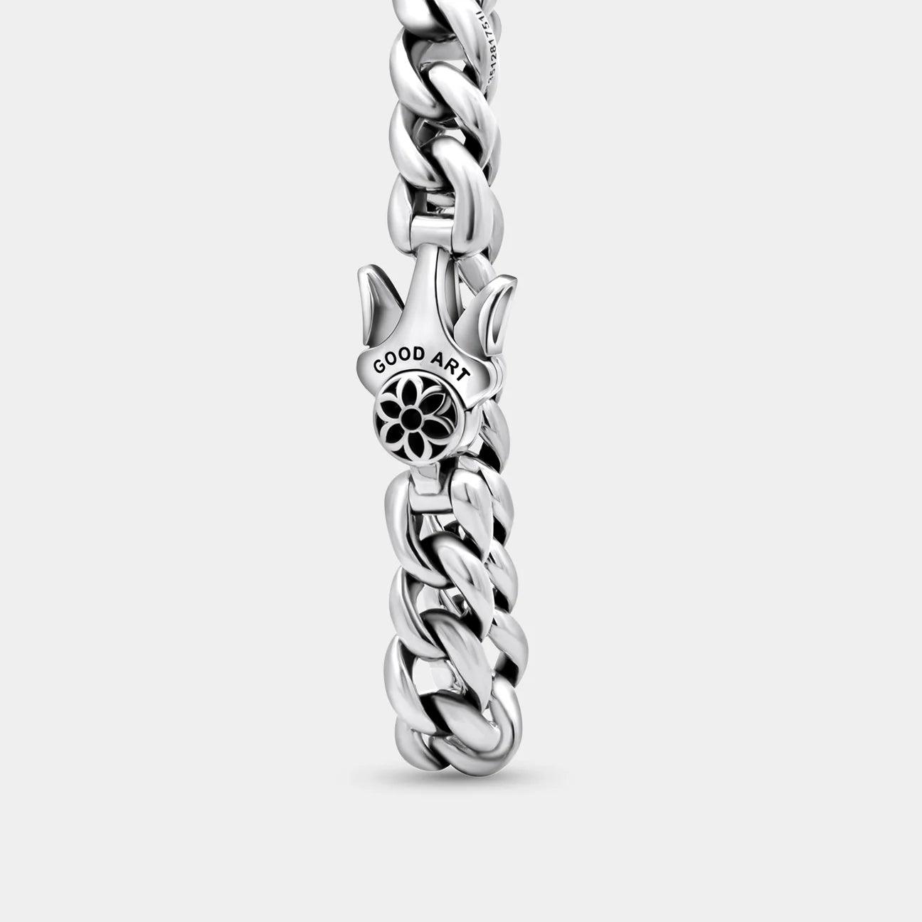 GA-MODEL-10-BRA-AA - GOOD ART HLYWD Model 10 Bracelet AA - Sterling Silver