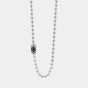 GA-POPLOCK-NECKLACE-24-TC - GOOD ART HLYWD Poplock Necklace Triple Cutout/ 24' - Sterling Silver
